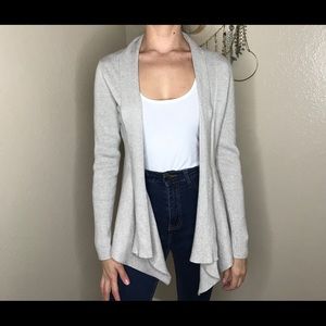 Verve Ami Oatmeal/Cream Cinched Cardigan